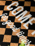 Rockett St George Good Times doormat 100% coir (British brand)