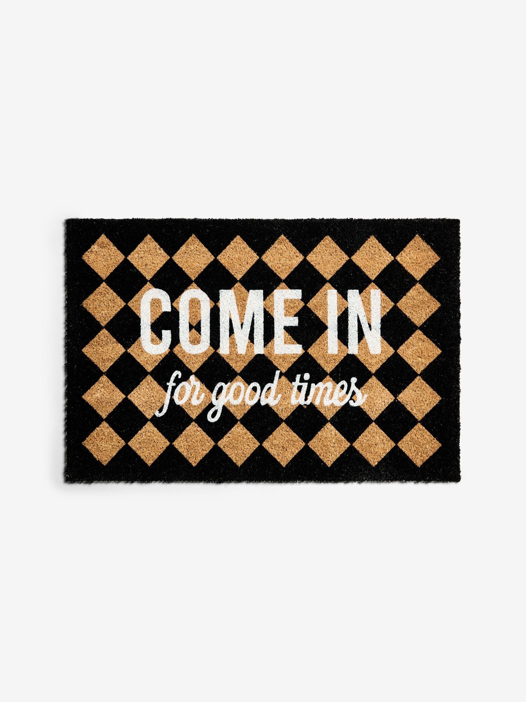 Rockett St George Good Times doormat 100% coir (British brand)