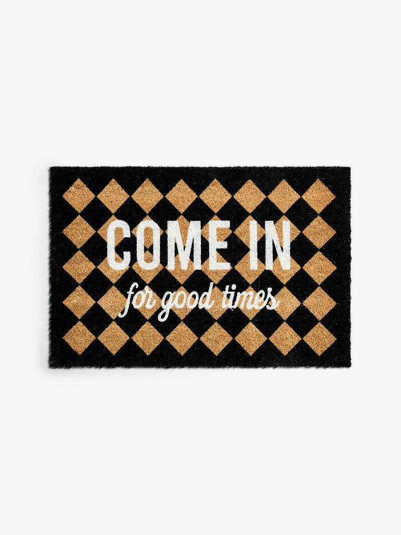 Rockett St George Good Times doormat 100% coir (British brand)