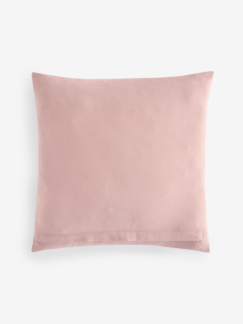 Shabby Chic pink Cornelli stone wash textured cushion 45cm, UK version