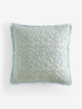 Shabby Chic blue washed dobby cushion 50x50cm, UK version