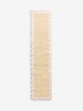Shabby Chic pink floral border sisal flatweave runner (British brand)