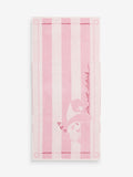 Cath Kidston pink panda stripe beach towel 150cm x 80cm (British brand)