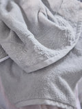 Shabby Chic towel blue floral border (British brand)