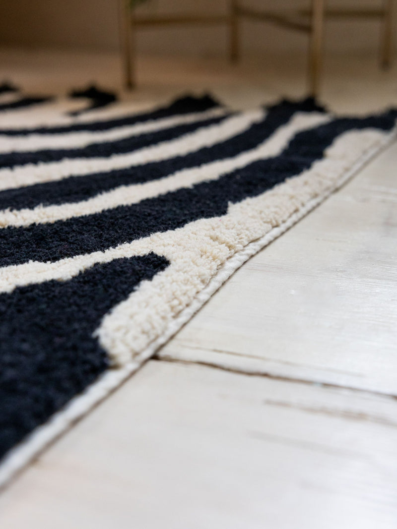 Rockett St George bath mat dirty zebra 50x80cm - British product