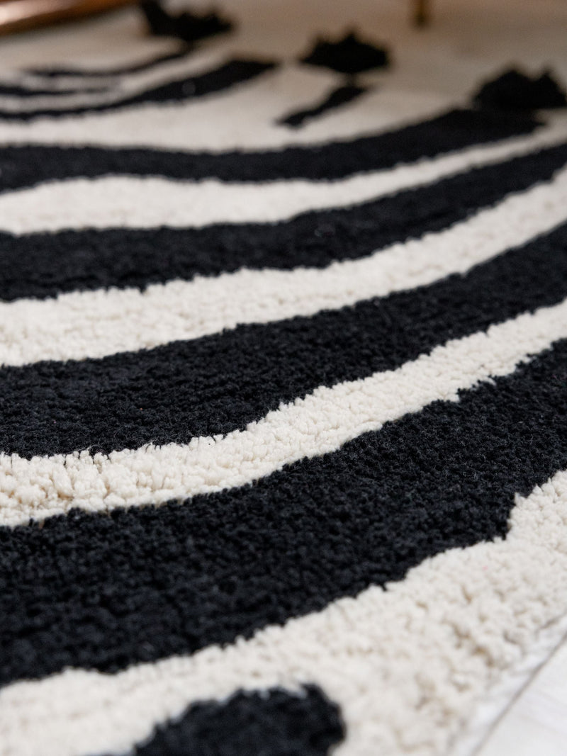 Rockett St George bath mat dirty zebra 50x80cm - British product
