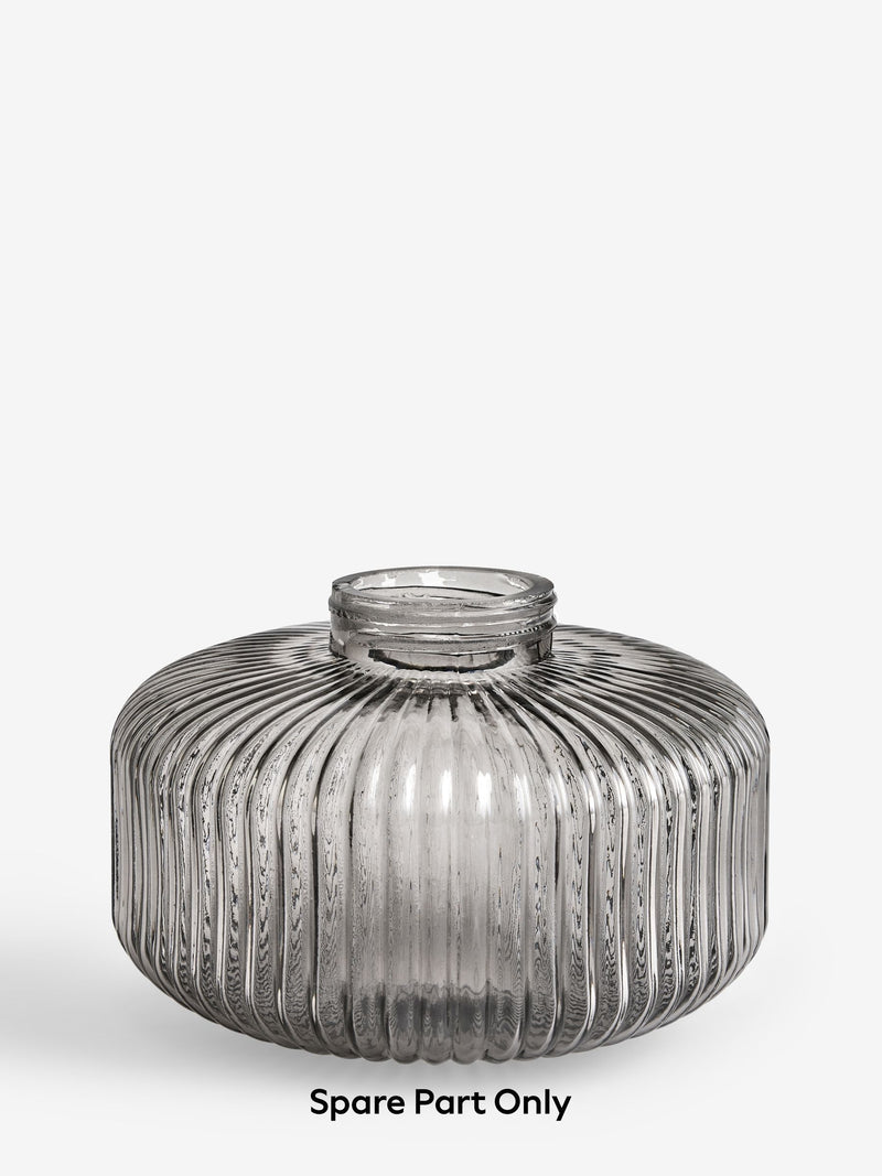 Lexington smoke grey flush glass shade Y35754, UK version