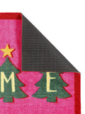 My Mat Pink Bright Christmas mat 75x50cm - British product