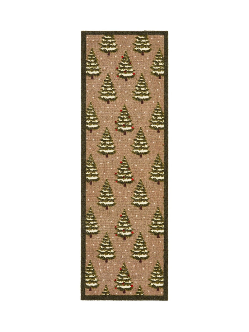 My Mat beige winter trees runner 150cm - UK version