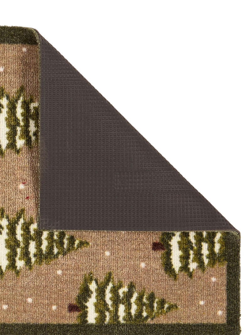 My Mat beige winter trees runner 150cm - UK version