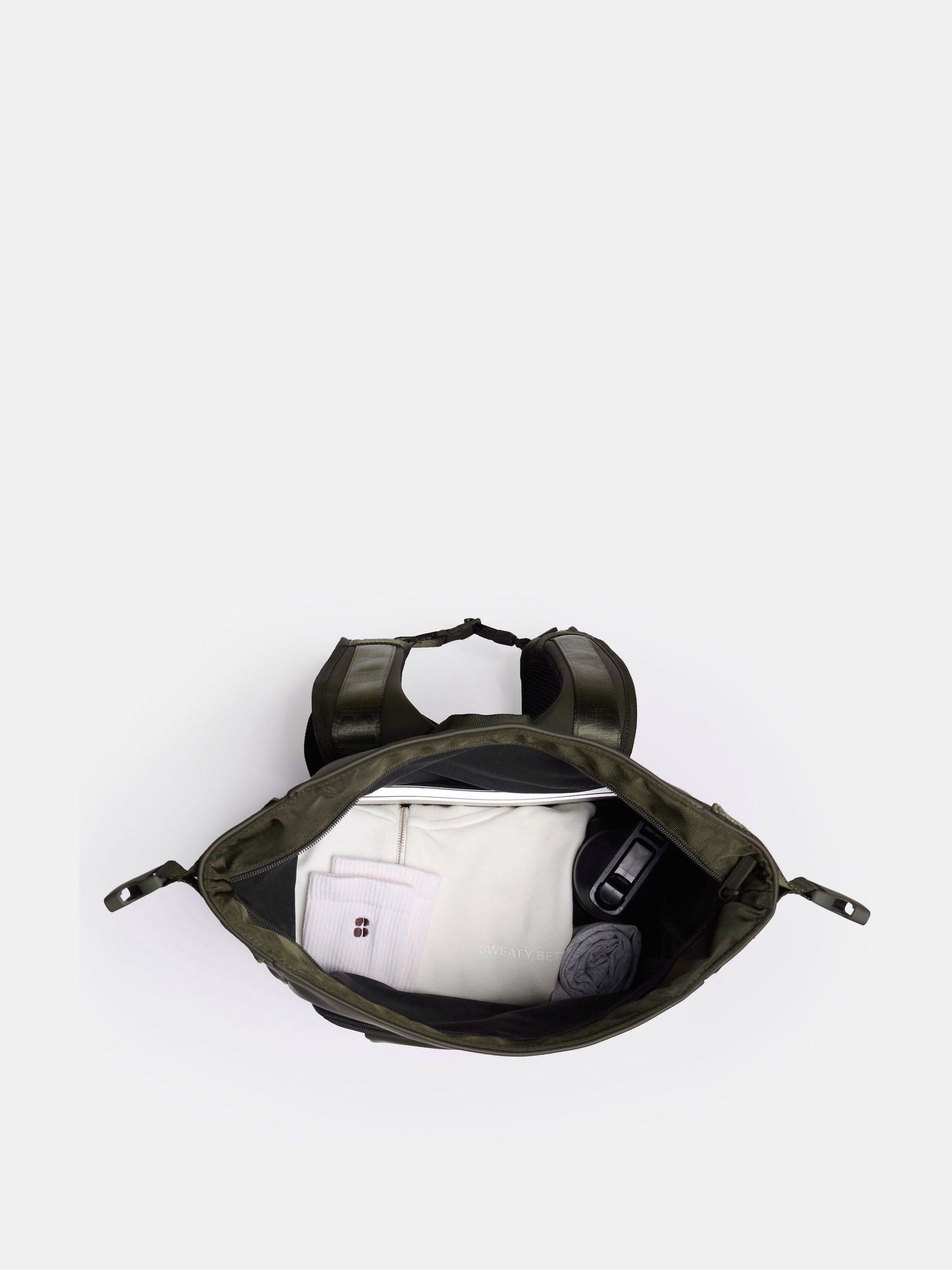 Sweaty Betty City Goer green backpack, UK version