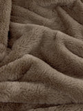 Furn mocha brown large faux fur throw 150cm x 200cm (British brand)