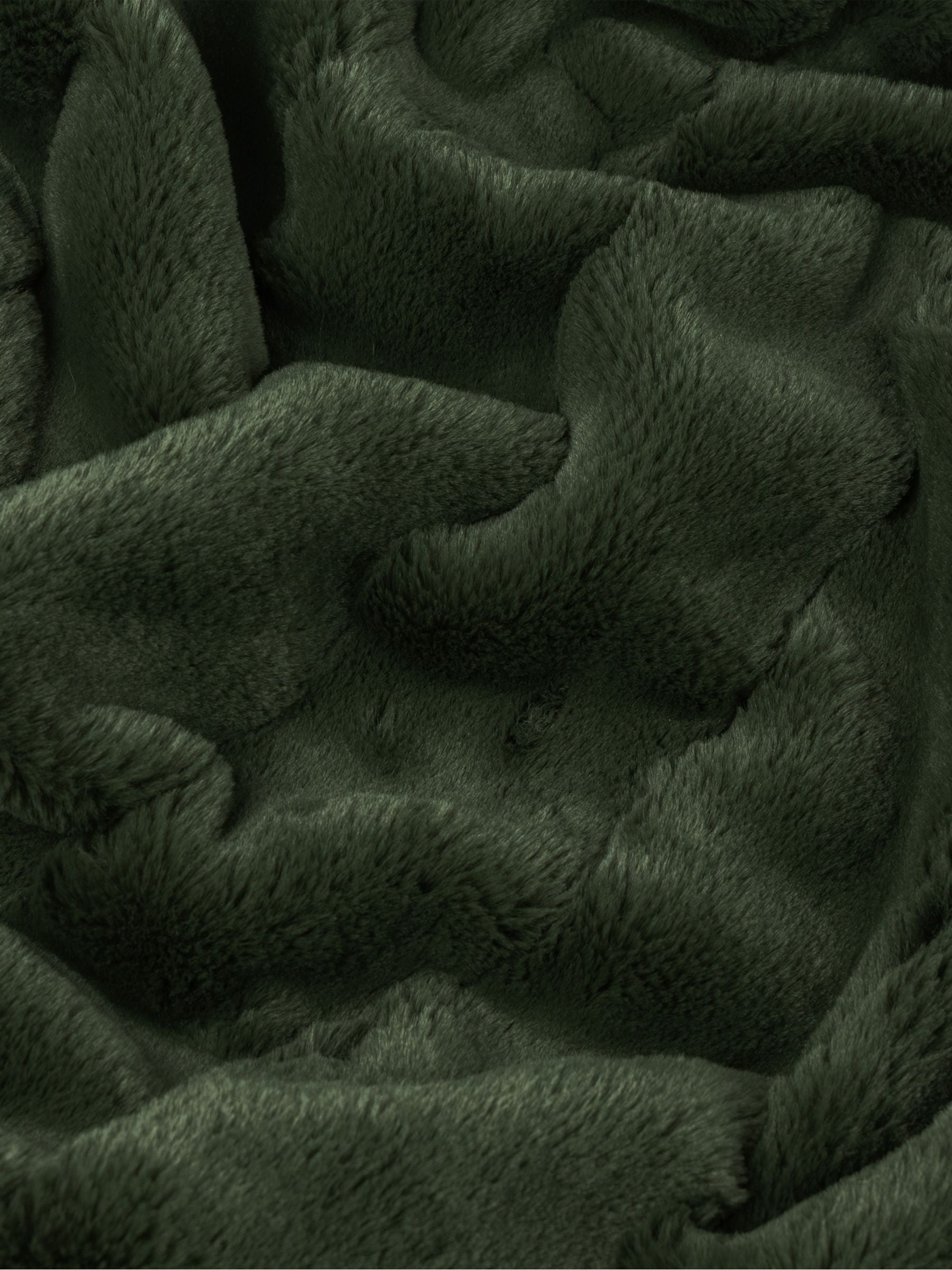 Paoletti Pine Empress faux fur throw blanket - British product