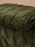 Furn Forest Green Pines faux fur throw 200x150cm, UK version
