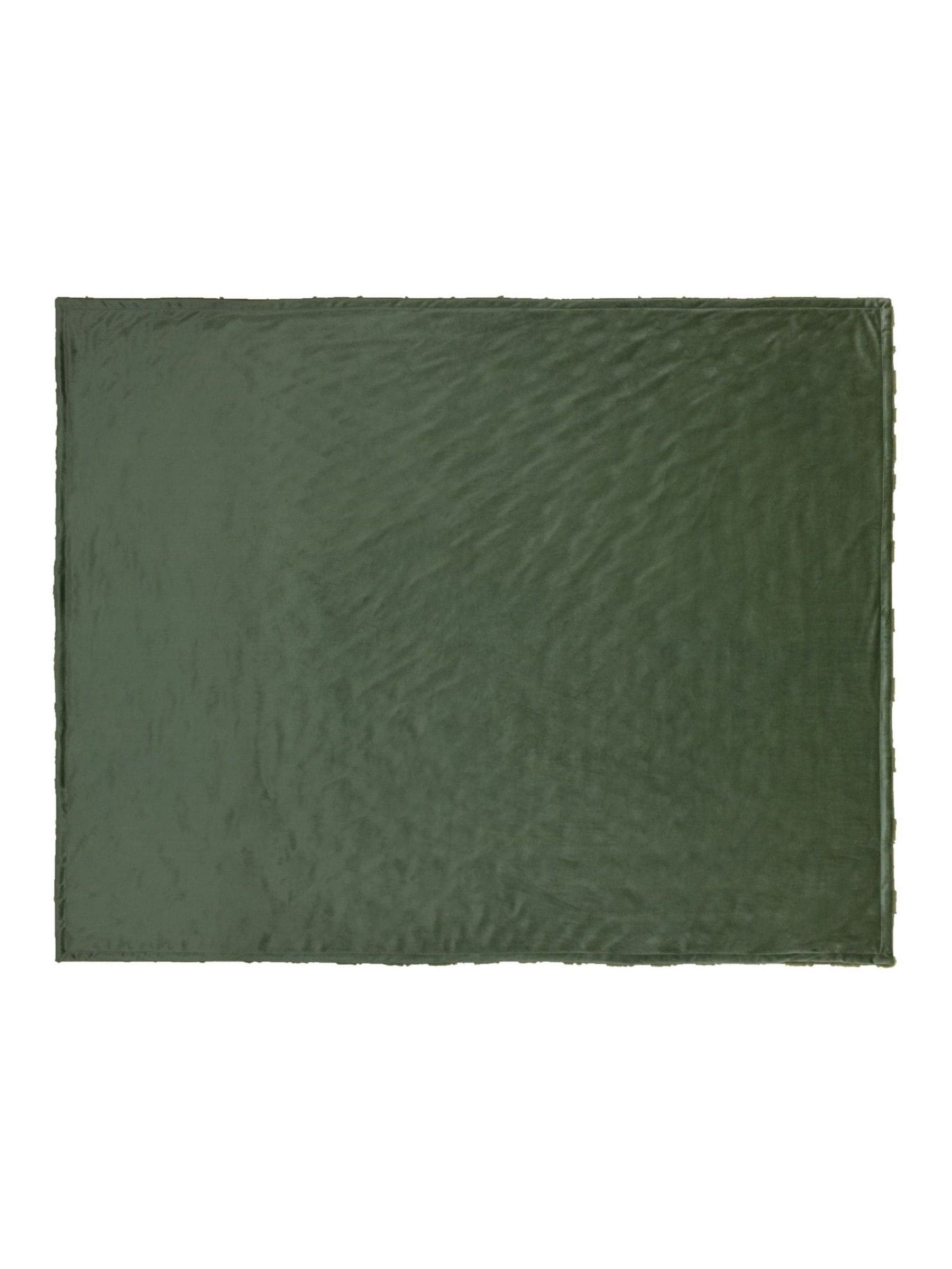 Furn Forest Green Pines faux fur throw 200x150cm, UK version
