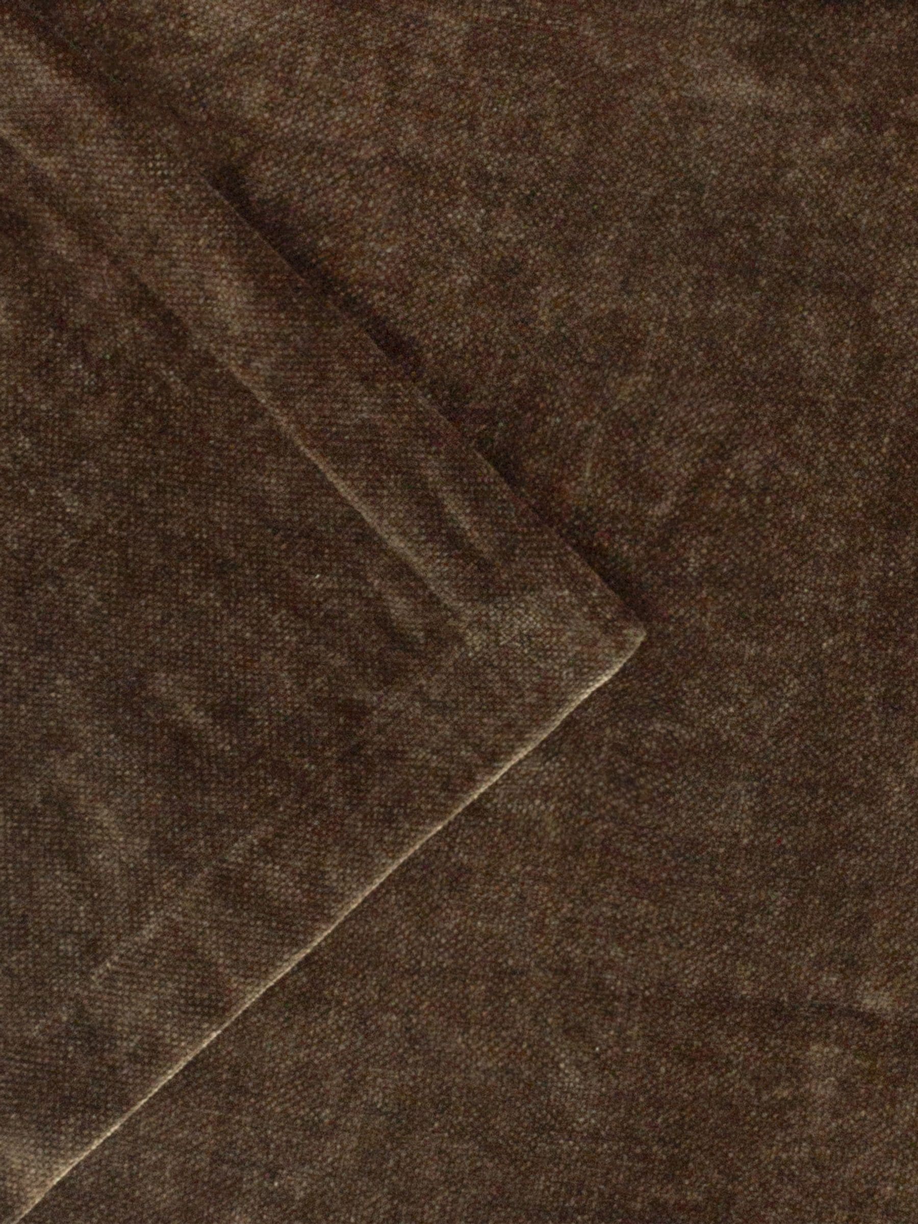 Yard Brown heavy chenille throw, imported from the UK