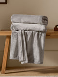 Furn Grey Harrow Fleece Throw
