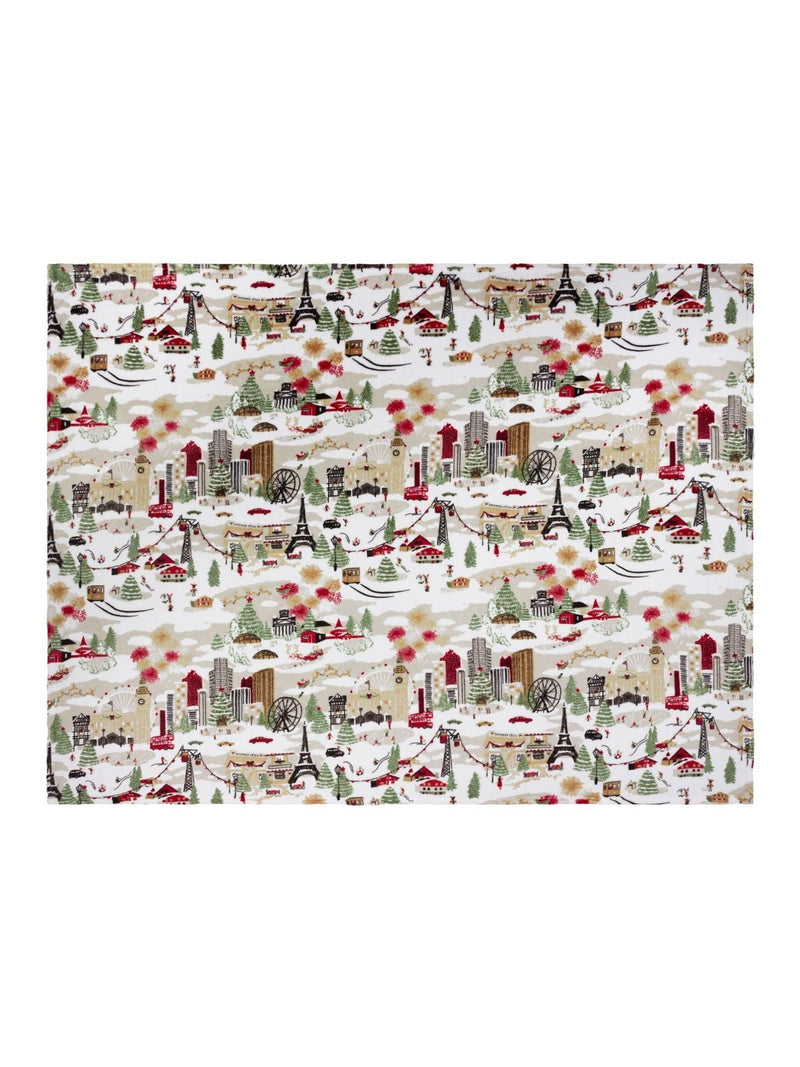 Furn fleece throw Christmas design 180x140cm (British brand)