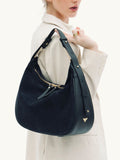 Apatchy Navy The Charlie Suede Bag