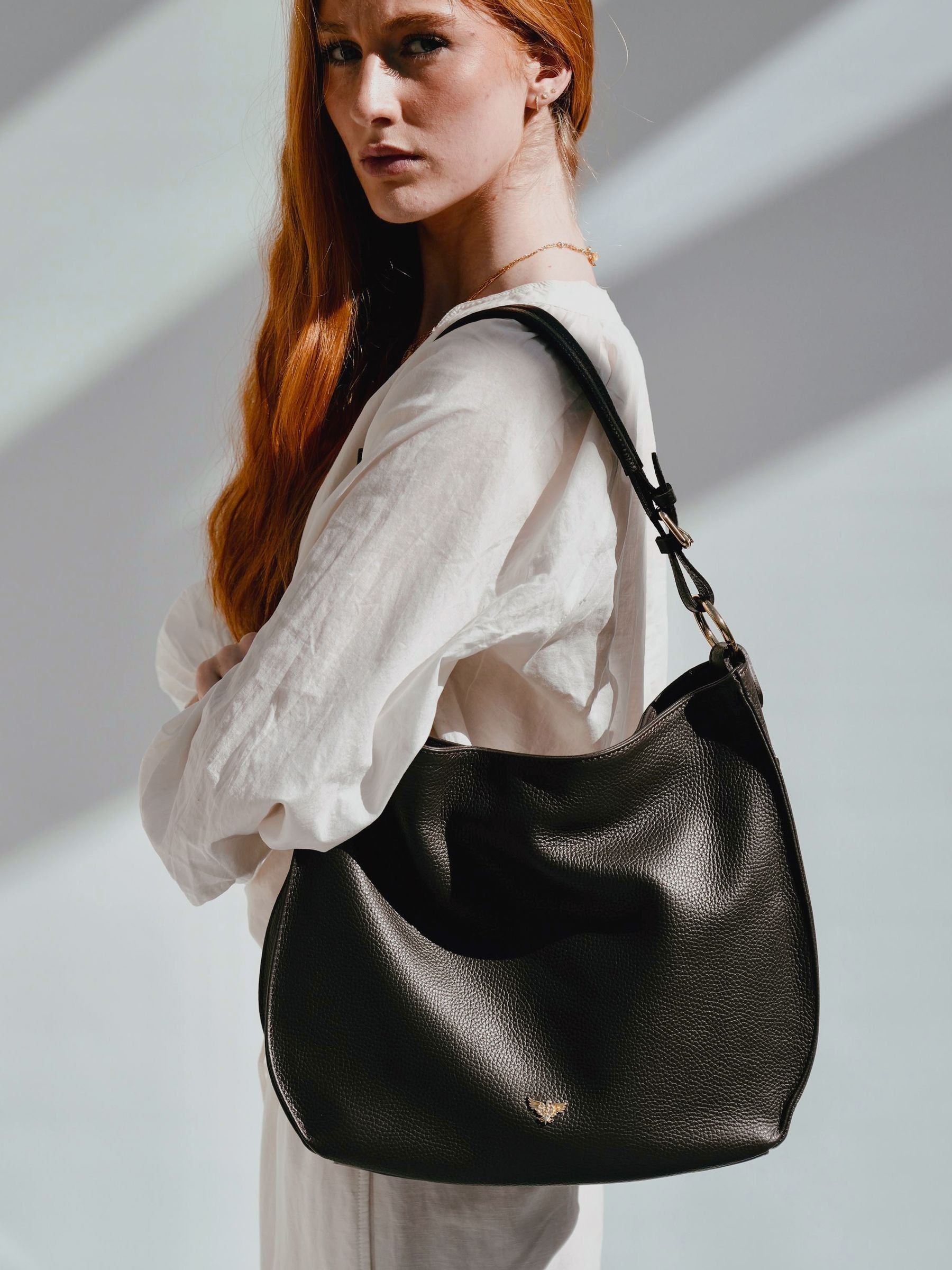 Apatchy Black The Harriet Leather Bag