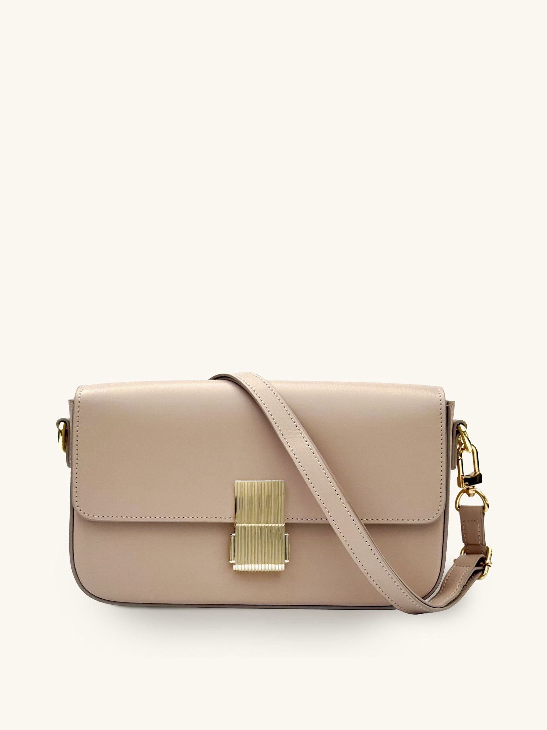 Apatchy pink Flora leather bag, imported from the UK