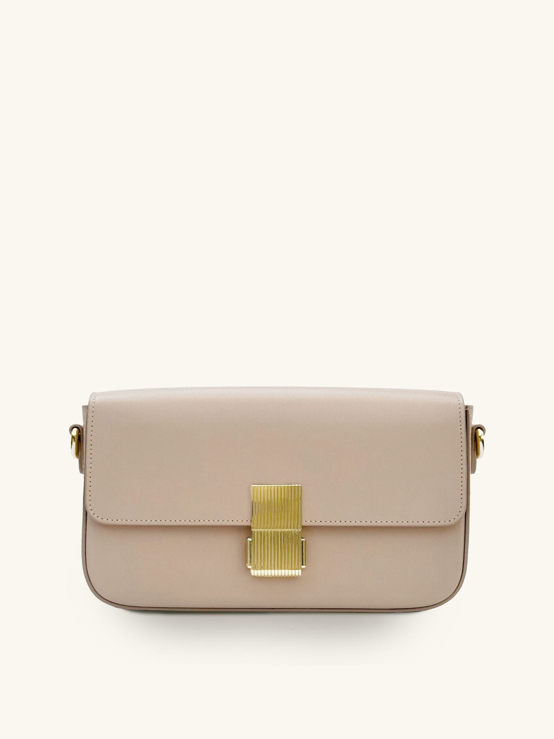 Apatchy pink Flora leather bag, imported from the UK