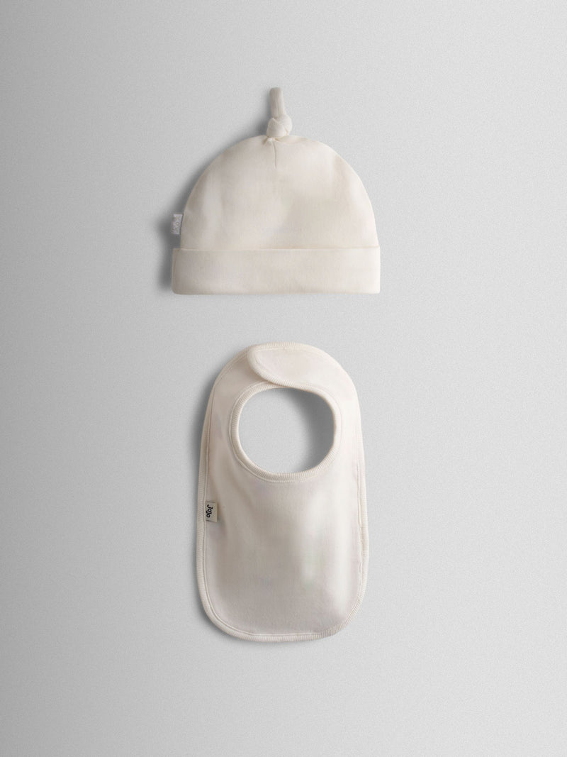 JoJo Maman Bébé strawberry embroidered hat and bib set (British brand)