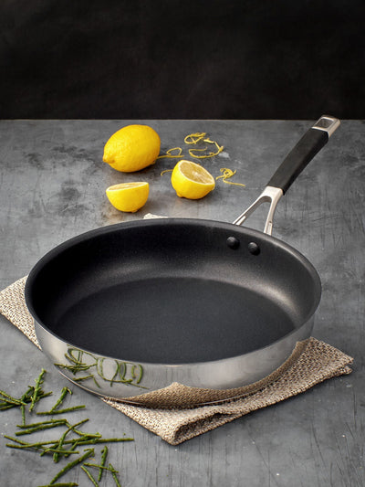 Next Stellar Silver Flow 28cm Non-Stick Frying Pan- Buy online at McGrocer