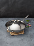 Stellar Silver Profile 30cm Non-Stick Wok (British brand)