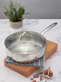 Judge Silver Classic Saute Pan 24cm