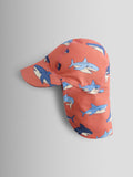 JoJo Maman Bébé shark print sun protection hat (British brand)