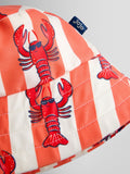 JoJo Maman Bébé red lobster bucket hat, imported from the UK