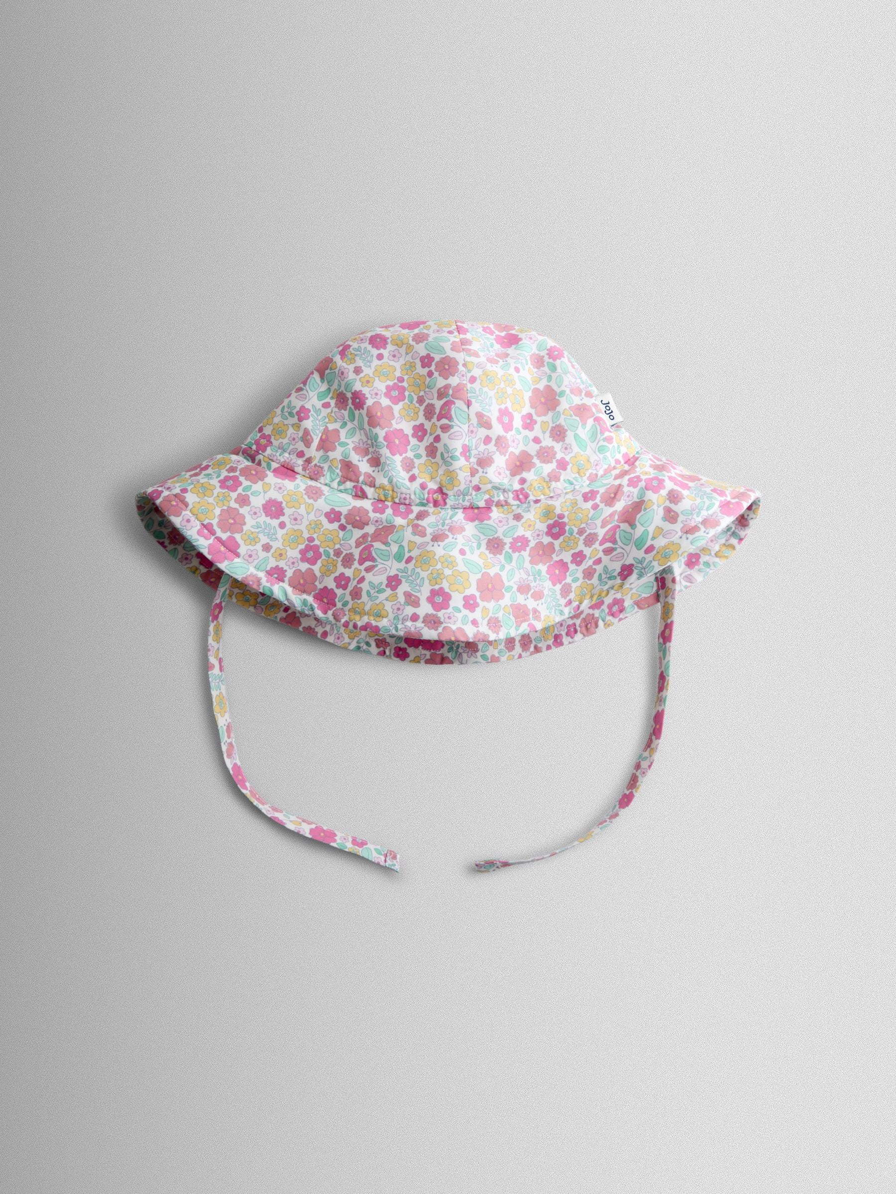JoJo Maman Bébé light pink floppy sun hat (British brand)