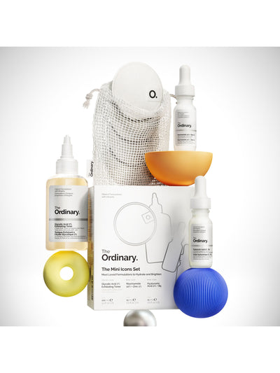 The Ordinary Mini Icons gavesett med glykolsyretoner