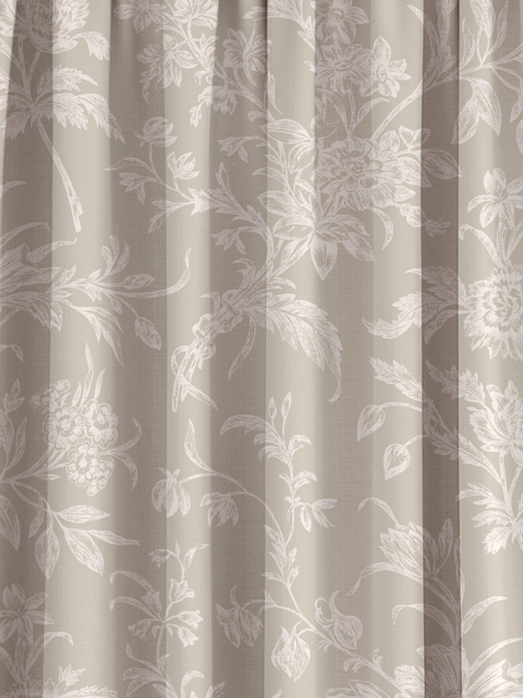 Laura Ashley sage green Lloyd pencil pleat curtains - British product