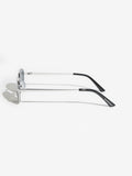 Friends Like These black slim metal frame sunglasses, imported from the UK
