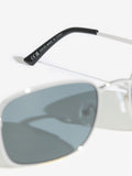 Friends Like These black slim metal frame sunglasses, imported from the UK