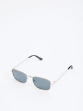 Friends Like These black slim metal frame sunglasses, imported from the UK
