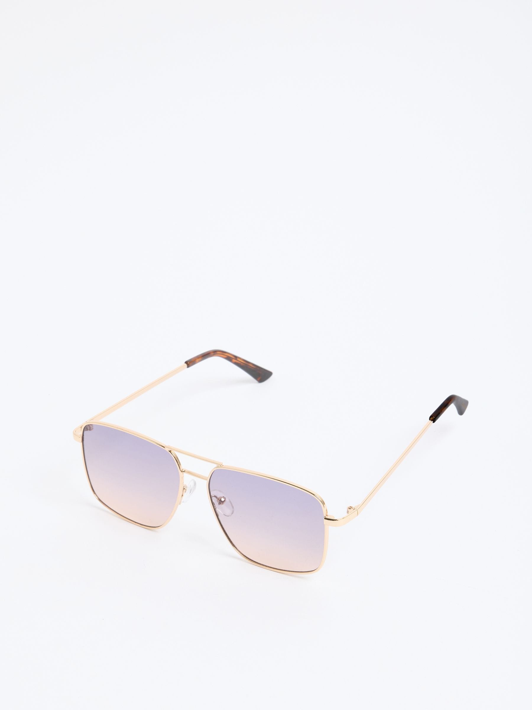 Friends Like These aviator sunglasses gold metal frame - British product