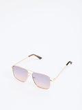 Friends Like These aviator sunglasses gold metal frame - British product