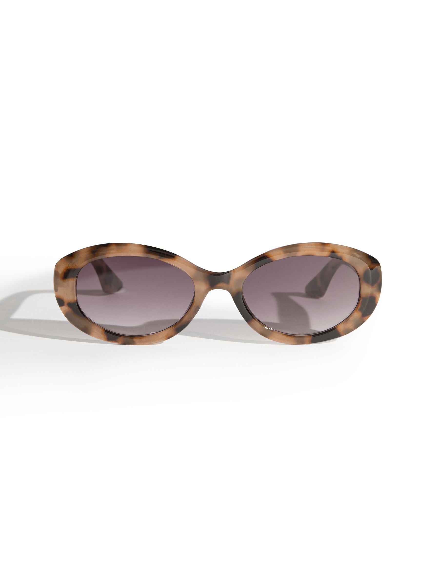 Love & Roses brown slim cateye sunglasses, UK version