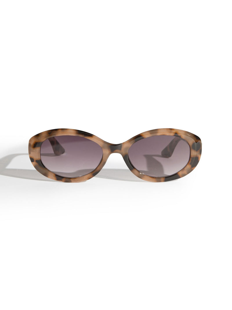 Love & Roses brown slim cateye sunglasses, UK version