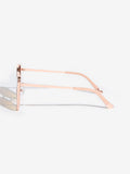 Love & Roses cat eye gold metal frame sunglasses (British brand)