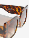 Friends Like These Brown Chunky Oversized Square Sunglasses