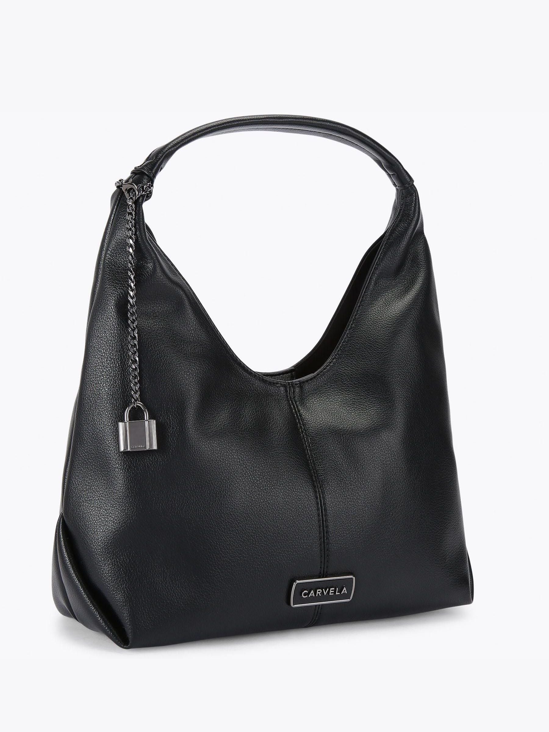 Carvela mini hobo bag black Cassia, imported from the UK
