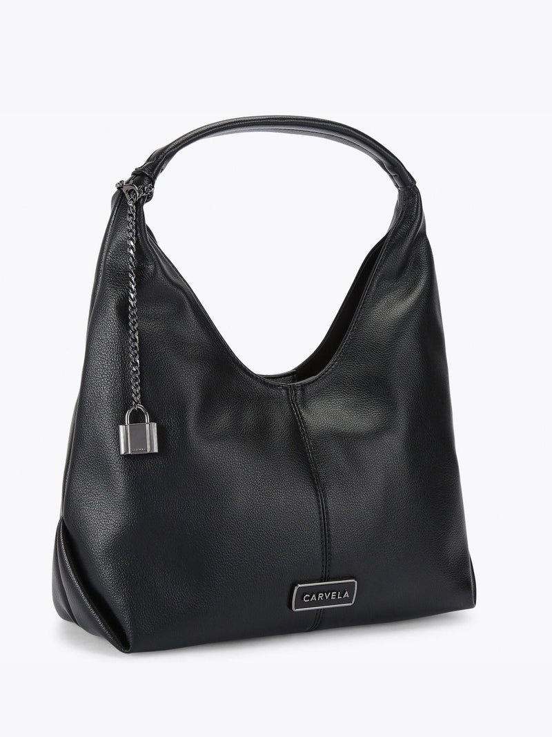 Carvela mini hobo bag black Cassia, imported from the UK