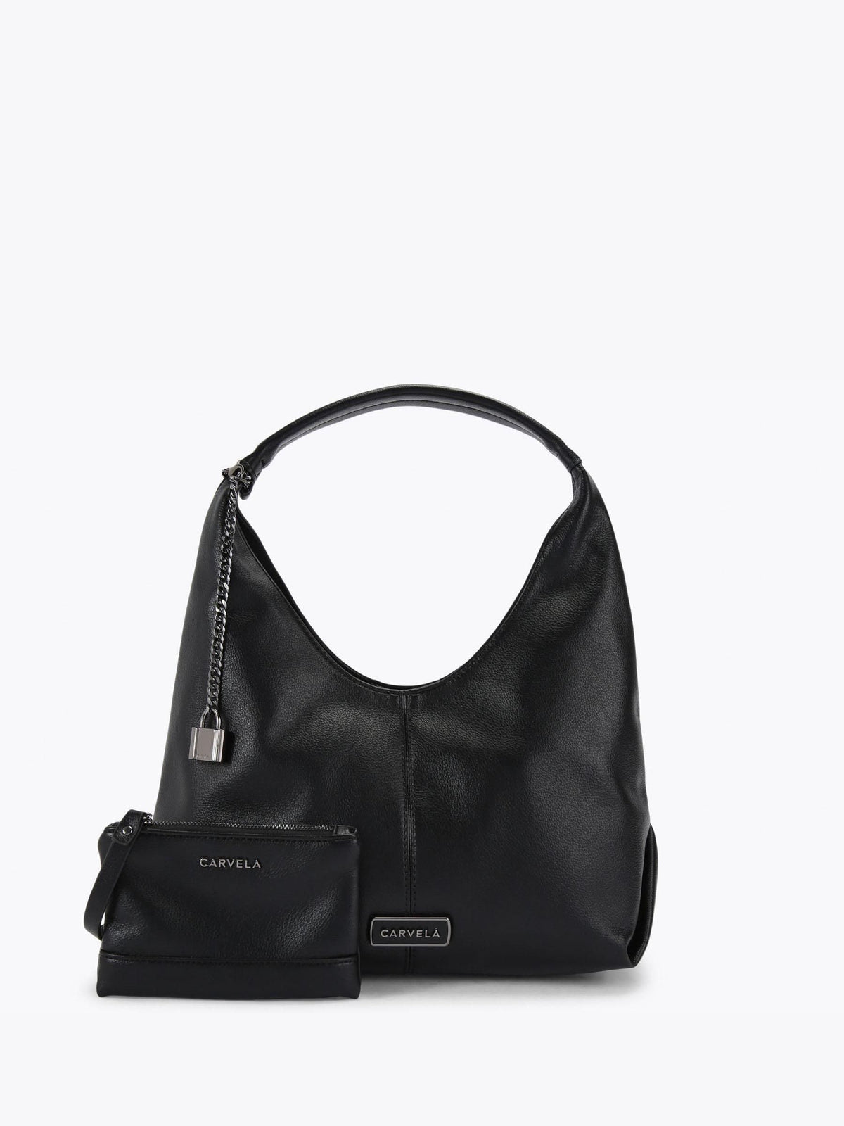 Carvela mini hobo bag black Cassia, imported from the UK