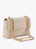 Carvela Gold Rosa Chain shoulder bag, imported from the UK