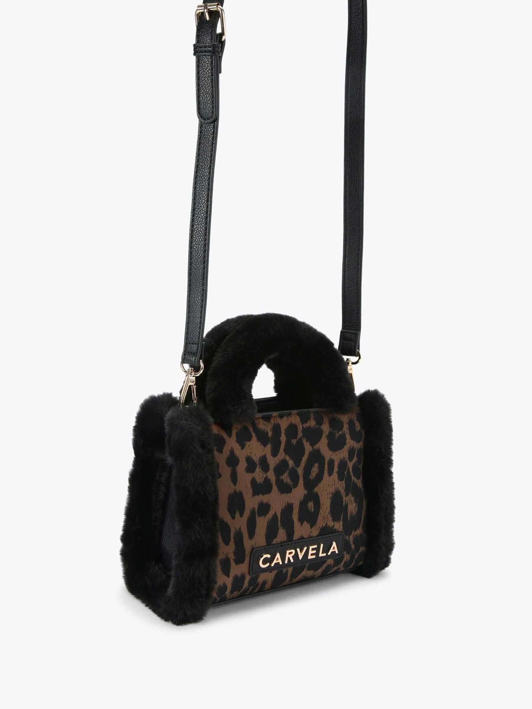 Carvela Animal Frame Micro Fur Bag