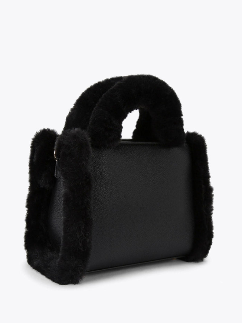Carvela Animal Frame Micro Fur Bag